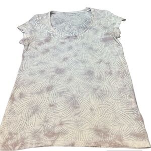 Vintage Y2K Calvin Klein peek a boo see through printed top